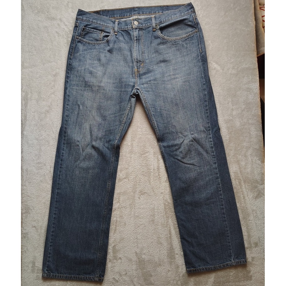 Levi's 559 Men's Jeans Light Blue Denim W38 L32 Straight Leg Cotton
